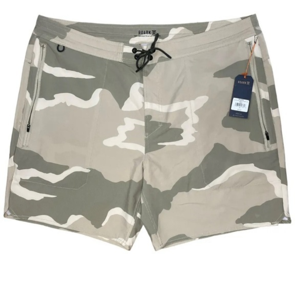 Roark Layover Trail Shorts Camo‎ Men’s New With Tags Size 40 Lightweight